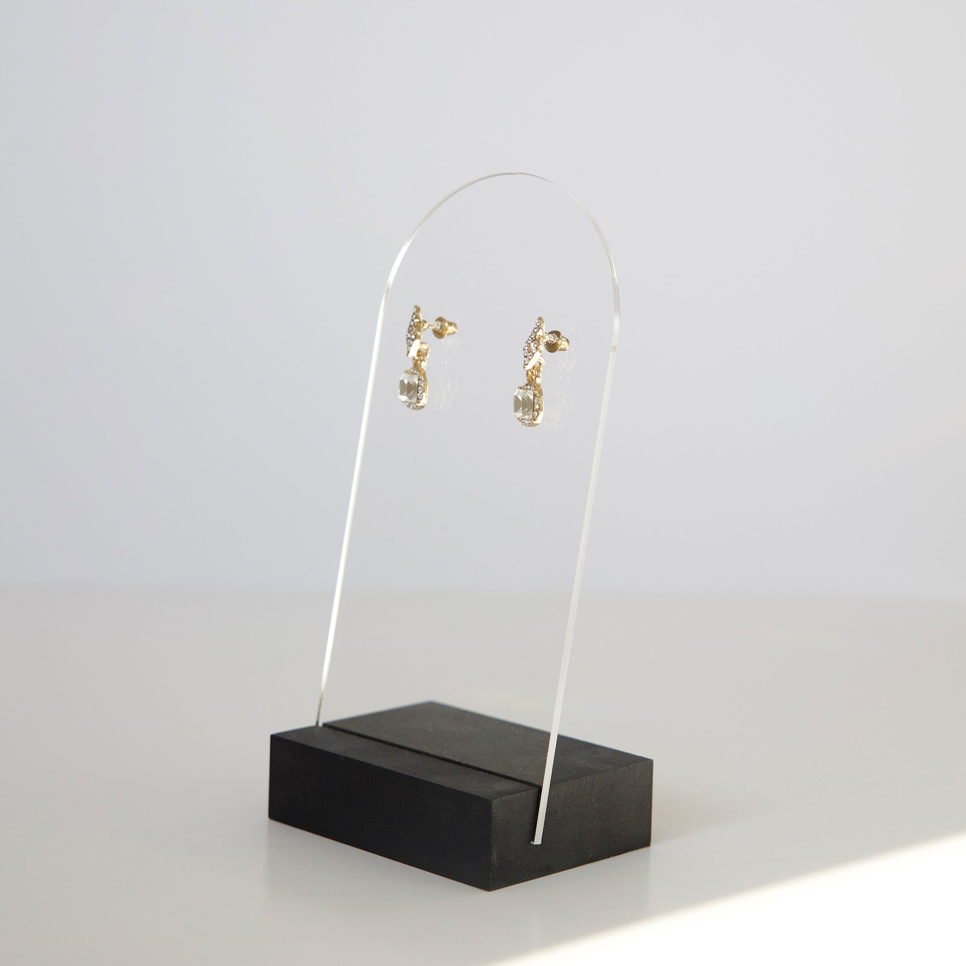 Acrylic earring display transaprent