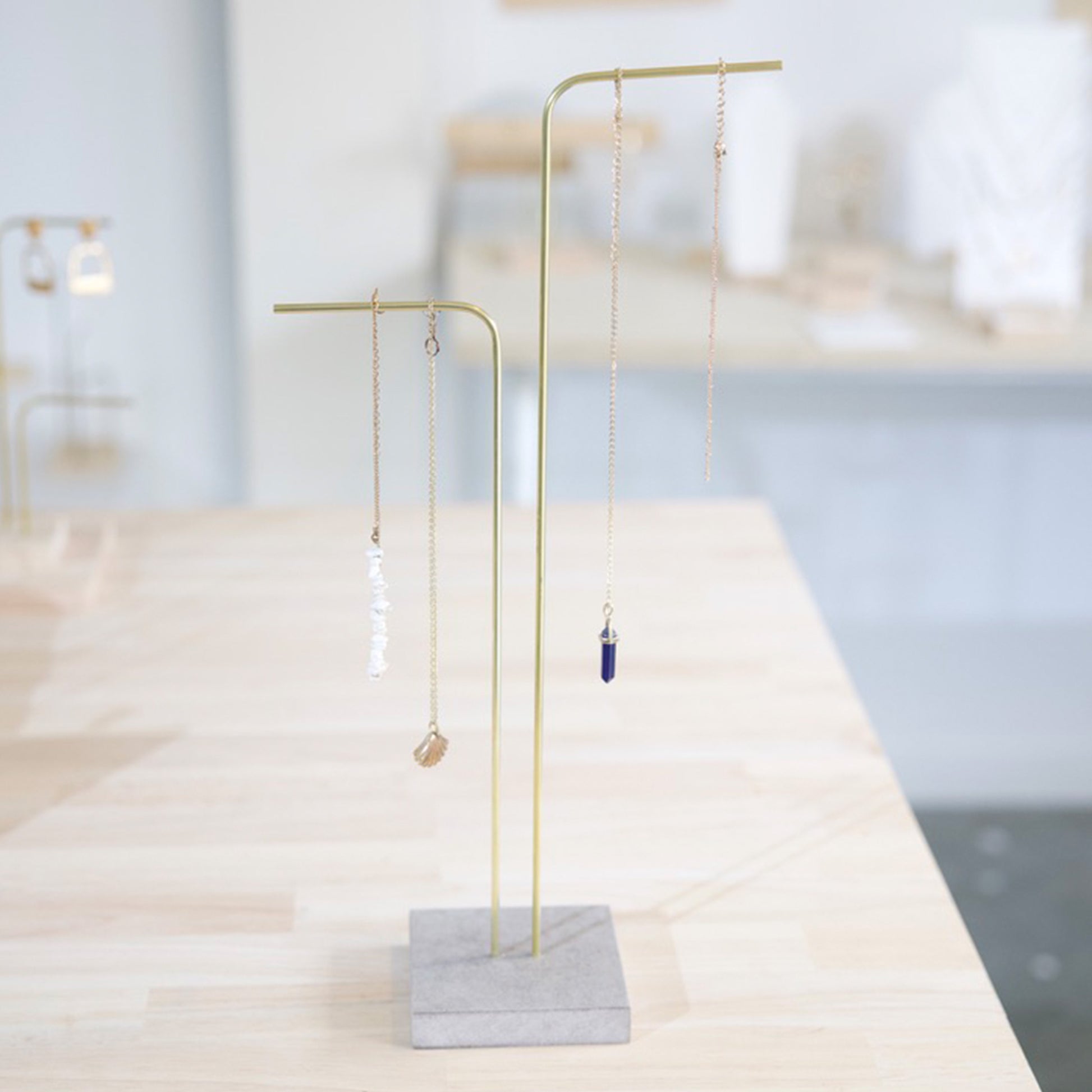 Necklace displays for jewelry stores