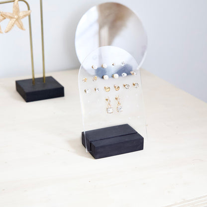 Multiple earring displays for jewelry stores