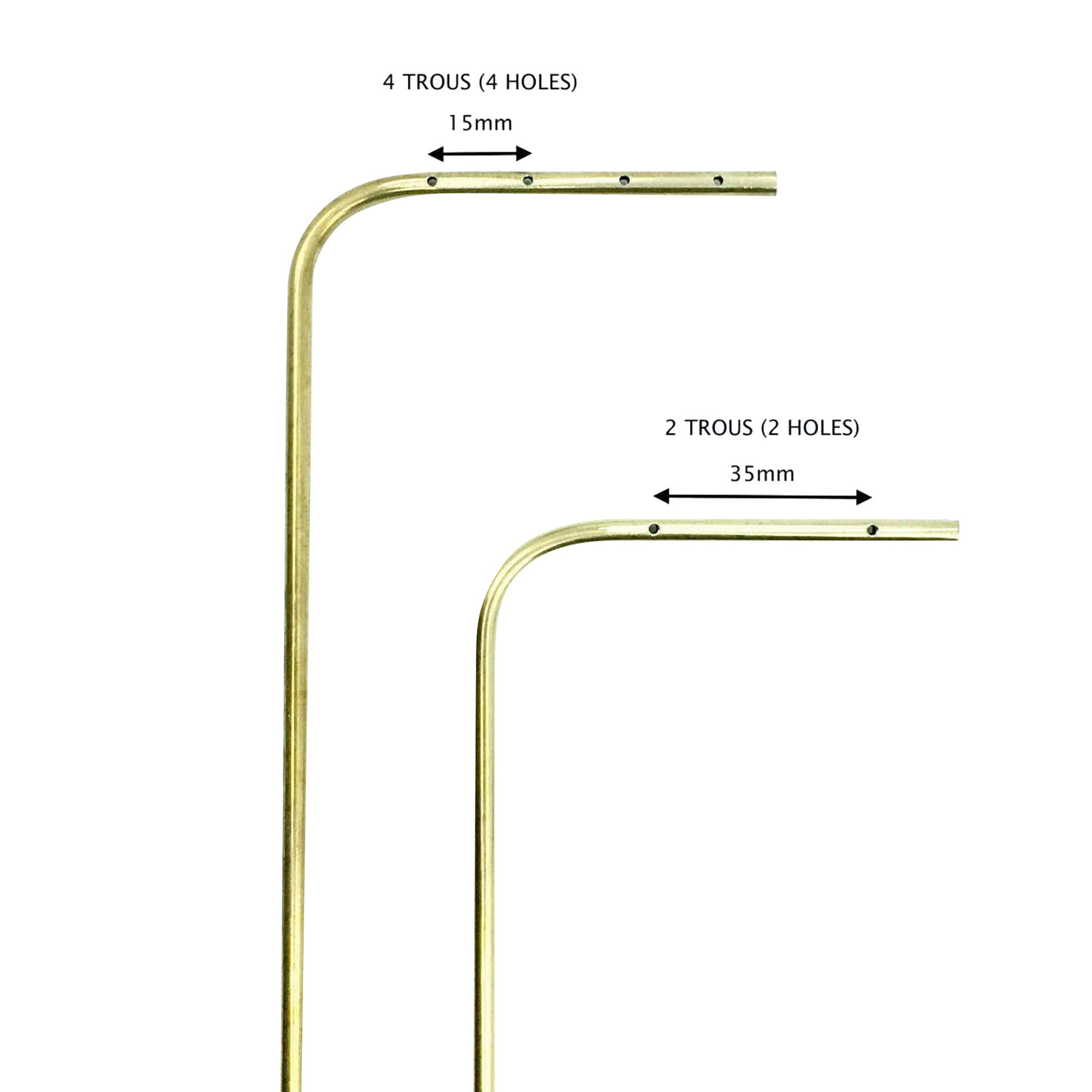 Drilling pattern. on Makk Design jewelry displays