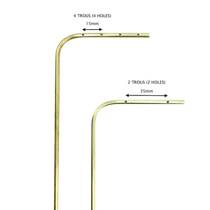 Drilling pattern. on Makk Design jewelry displays