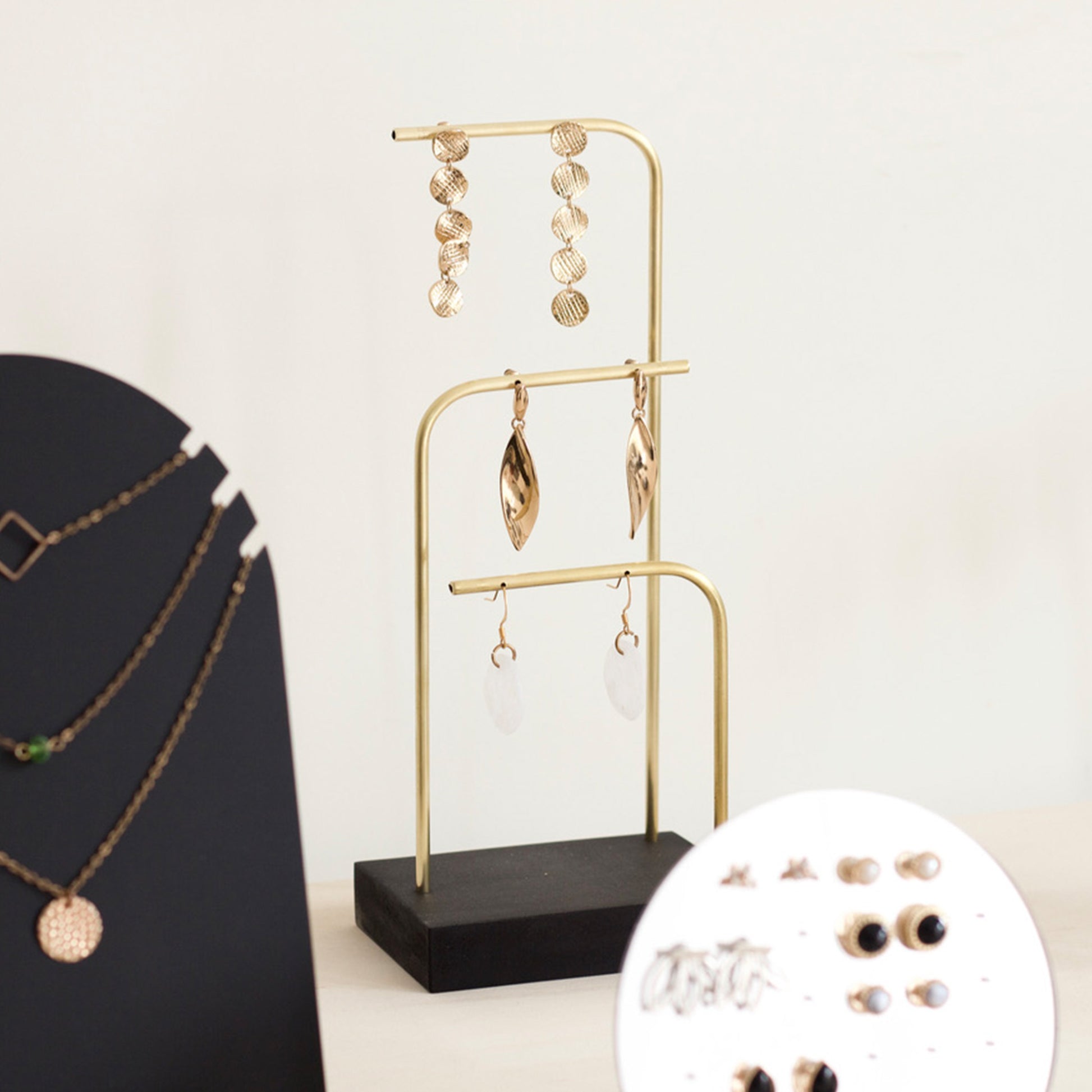 Earring display for boutiques