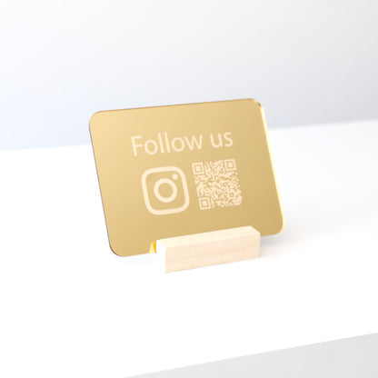 SOCIAL Personalized QrCode sign