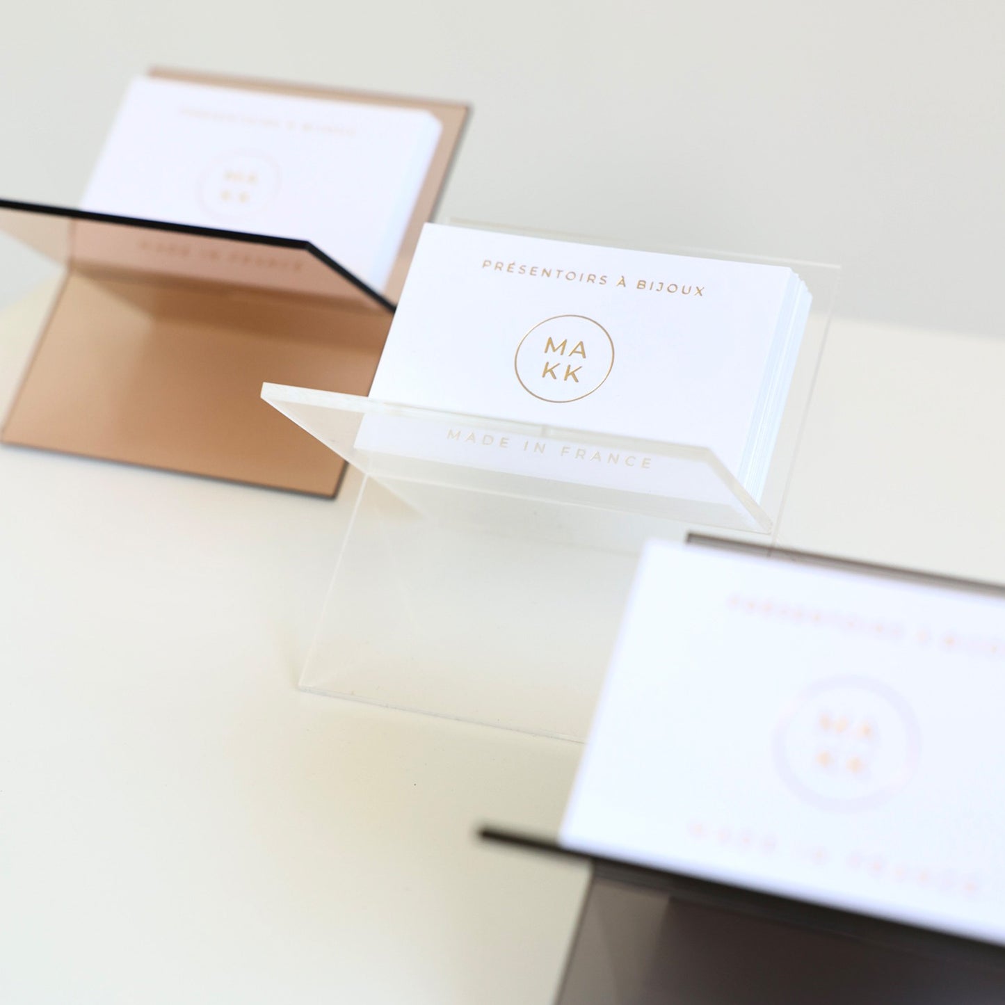 business card display stand