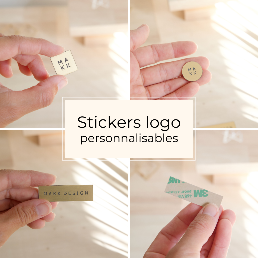 corporate sticker for display personalized with logo