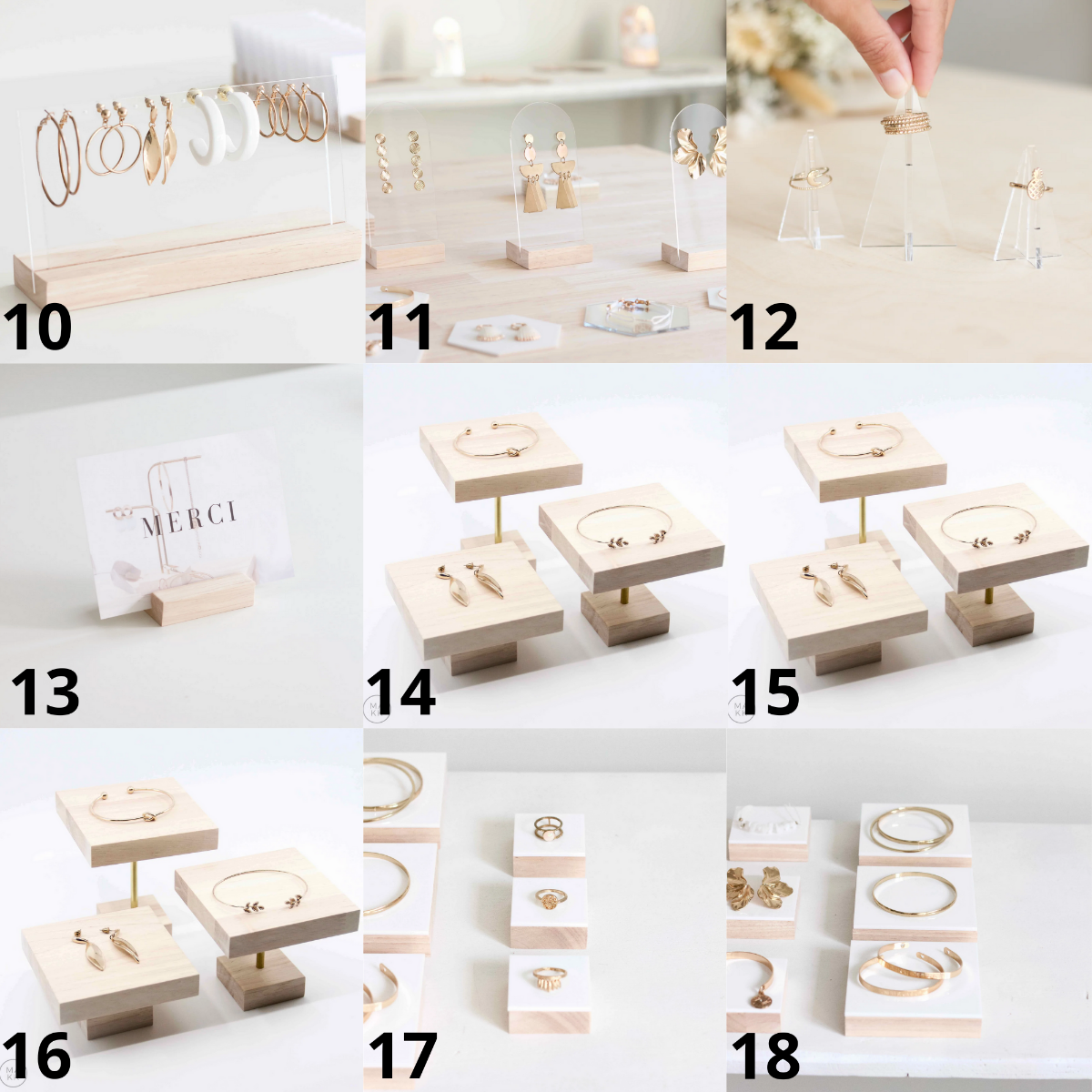 Multiple jewelry displays for professionals 