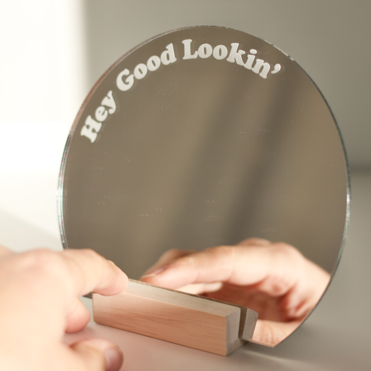 "Hey Good Lookin" mirror