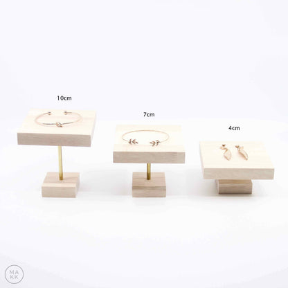 Wooden jewelry holder for stores