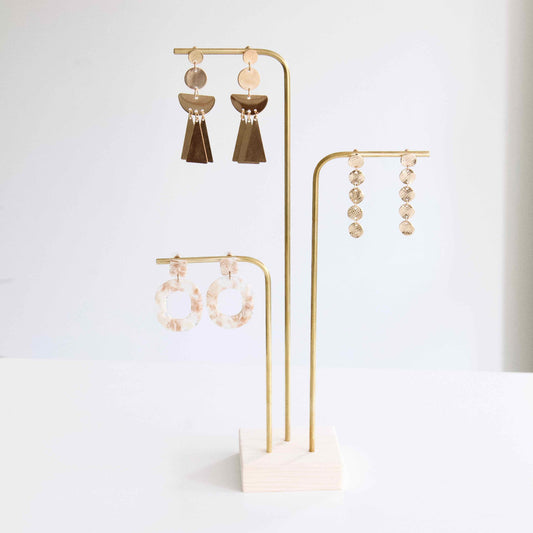Earring holder for jewelry designers