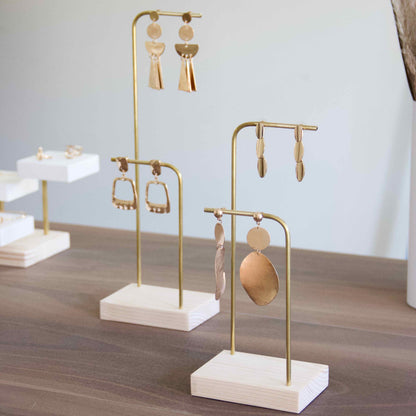 Wooden jewelry stand and professional jewelry display