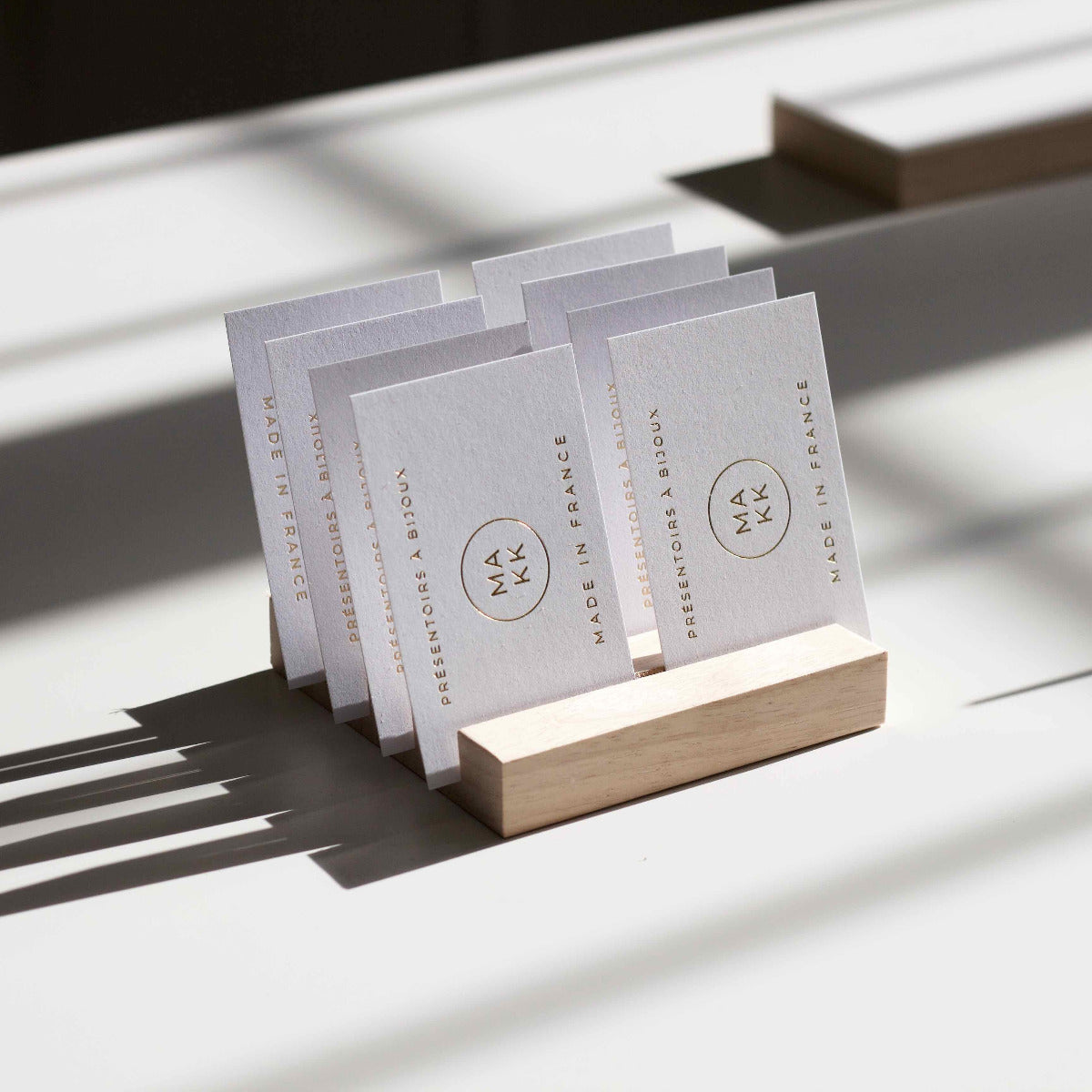 Business card display for store