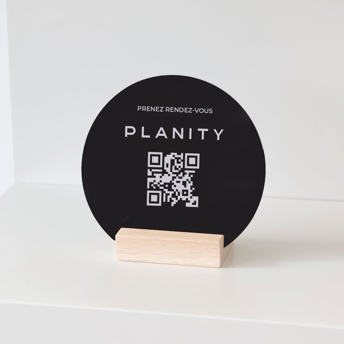 Plaque PLANITY avec QRcode - La solution rapide pour augmenter vos rendez-vous