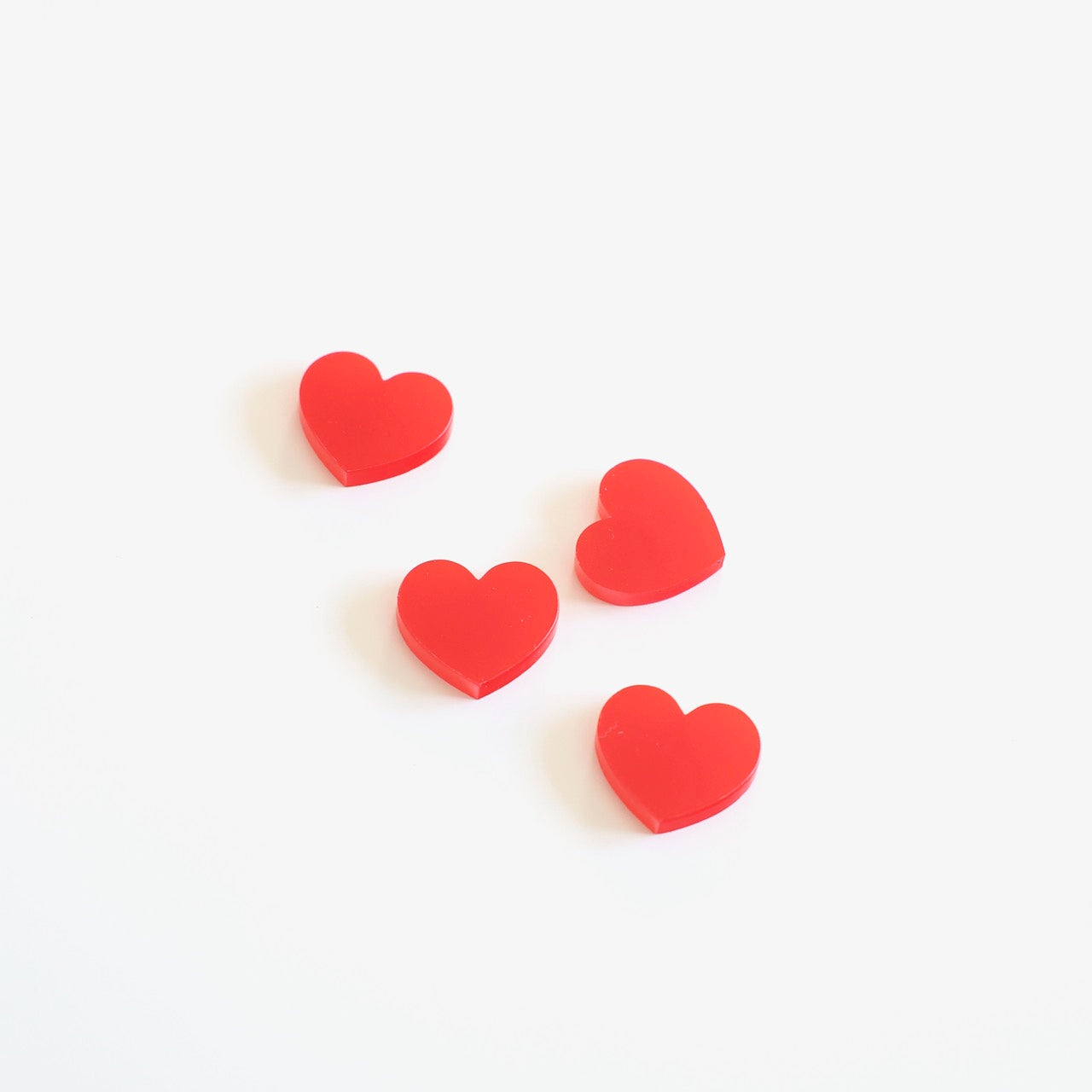 coeur en acrylique pour fabrication de bijoux DIY