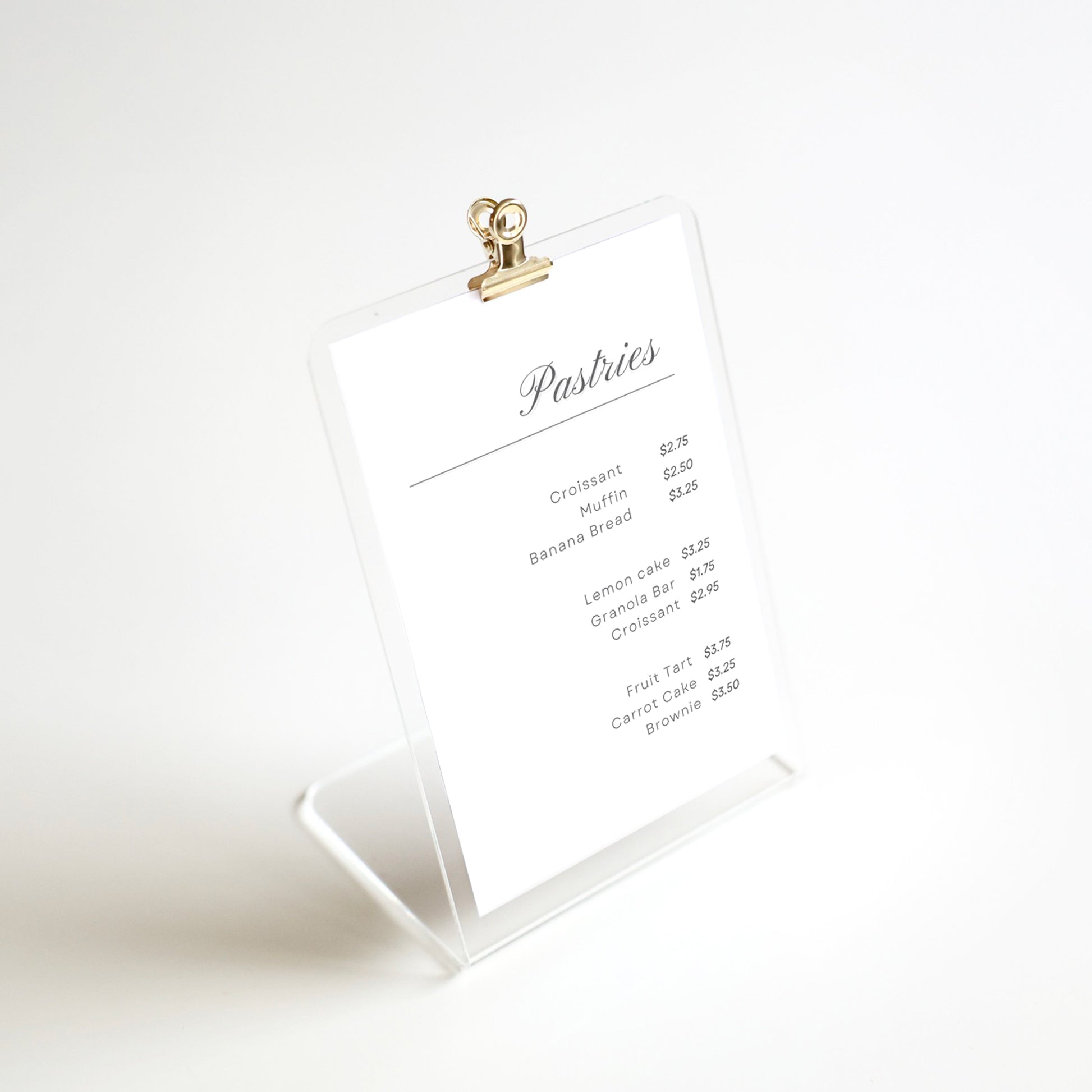 Porte document A6 transparent - Makk Design