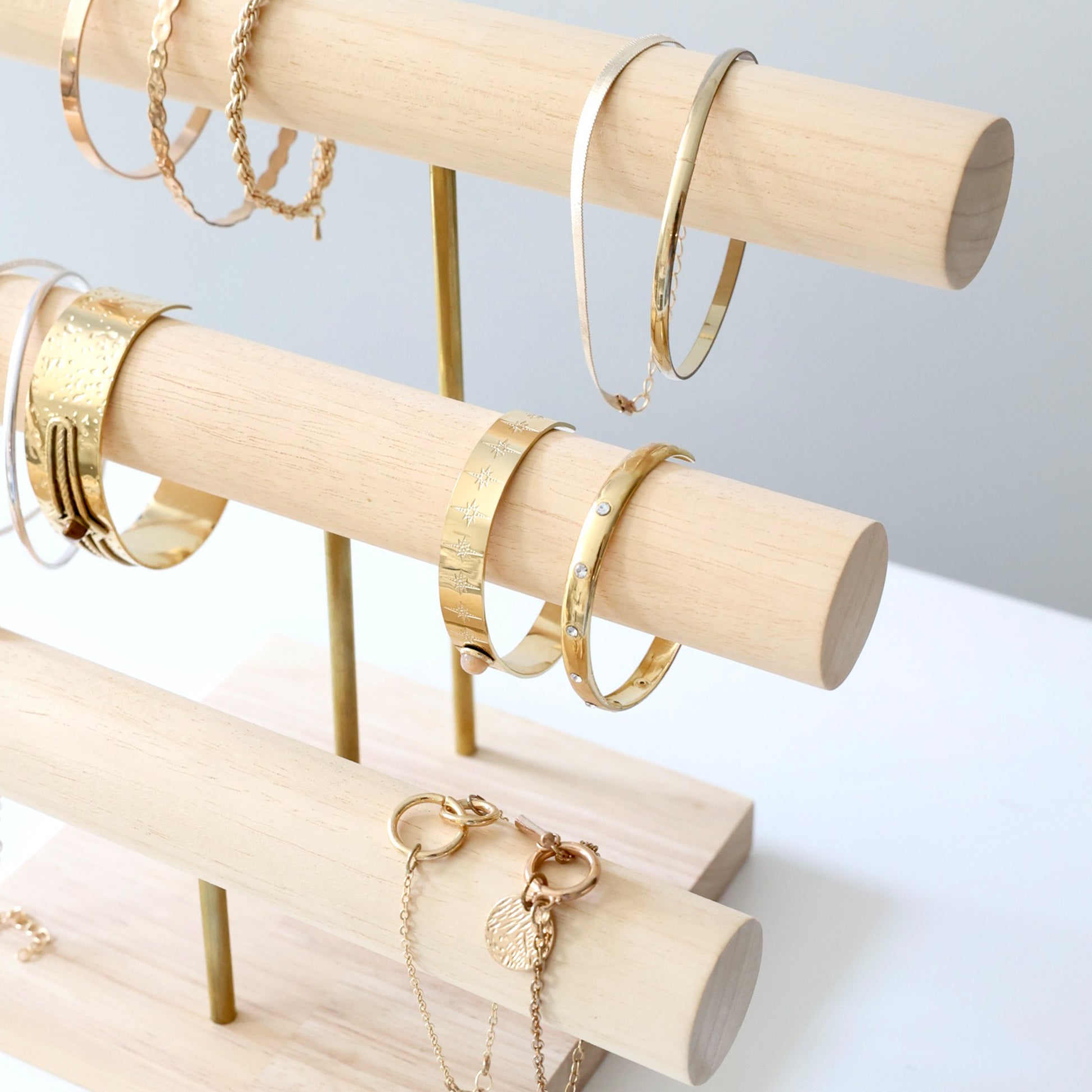 Porte bijoux en bois 