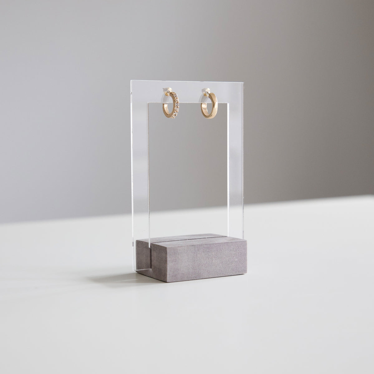 Présentoir à Boucles D'oreilles En Plexiglas - Hauteur 22cm/12cm - Occasion Bon état