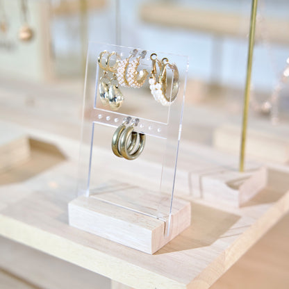 Porte boucles d'oreilles pour les magasins de  bijoux