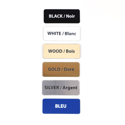 Stickers dans différents coloris, robuste et faciles à nettoyer, pour les restaurants et cafés