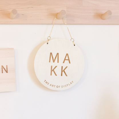 HARRY Pancarte en bois personnalisable