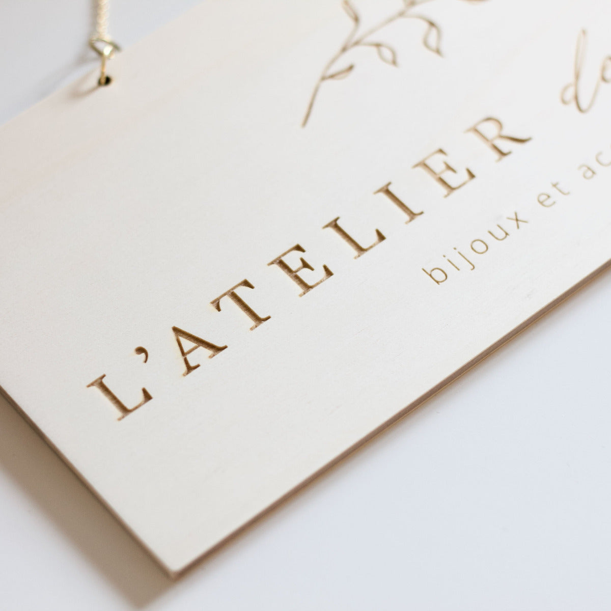 HARRY Pancarte en bois personnalisable