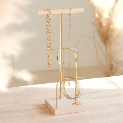 presentoir à bijoux en bois pour les boutiques et magasin 