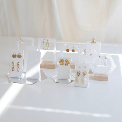 ensemble de présentoirs bijoux mariage