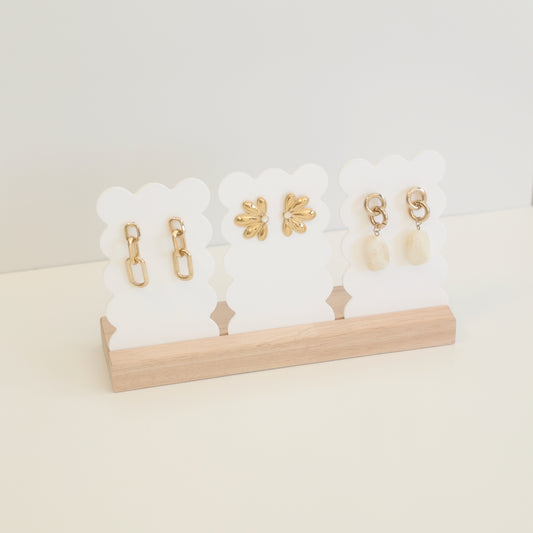 Présentoir à boucles d'oreilles BISCUIT